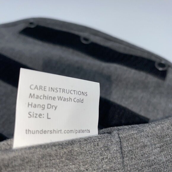 Thundershirt Classic Dog Anxiety Jacket Harness Heather Gray Training Size Large - Picture 14 of 14